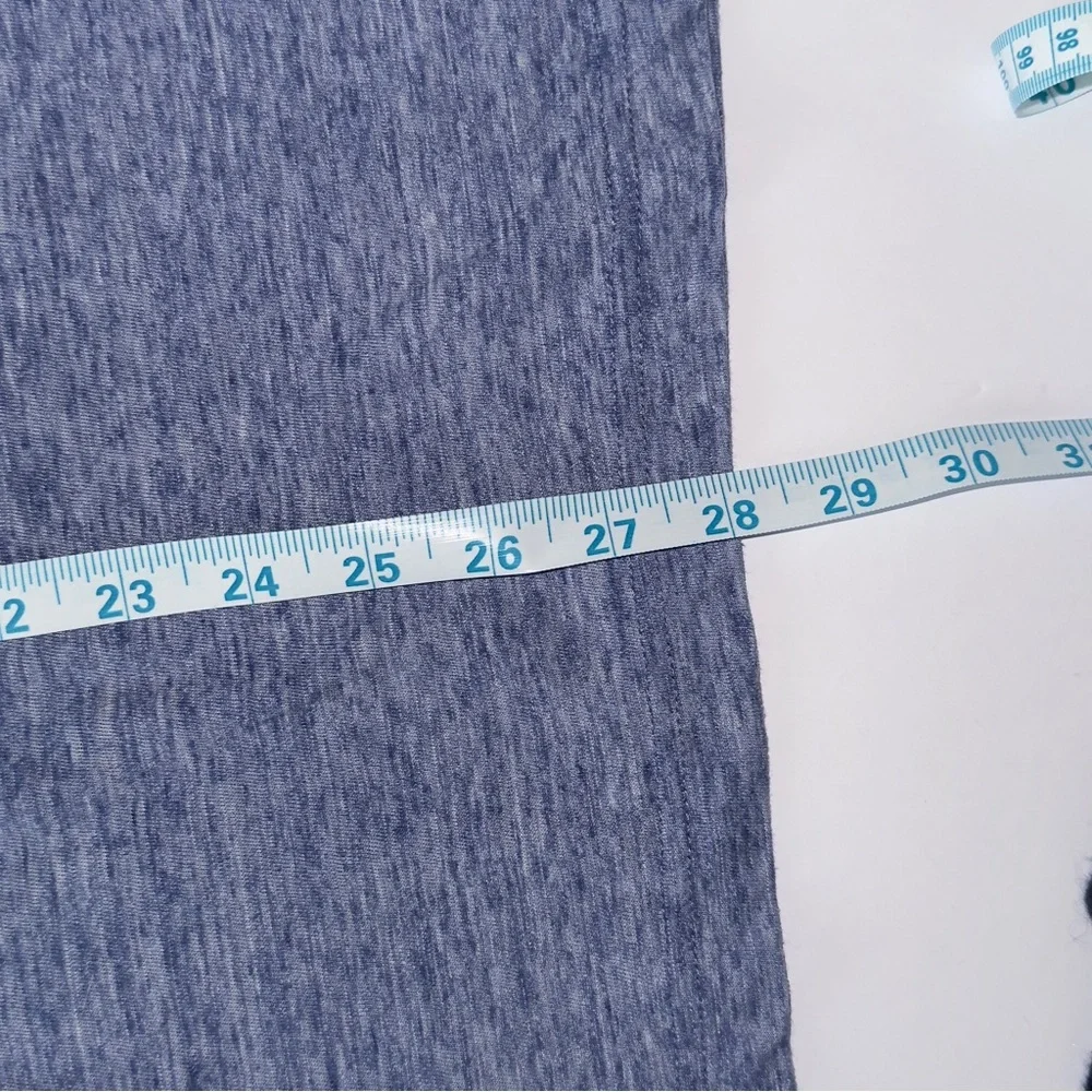 VTG Banana Republic Slate‎ Blue V-Neck Tee Sz Large